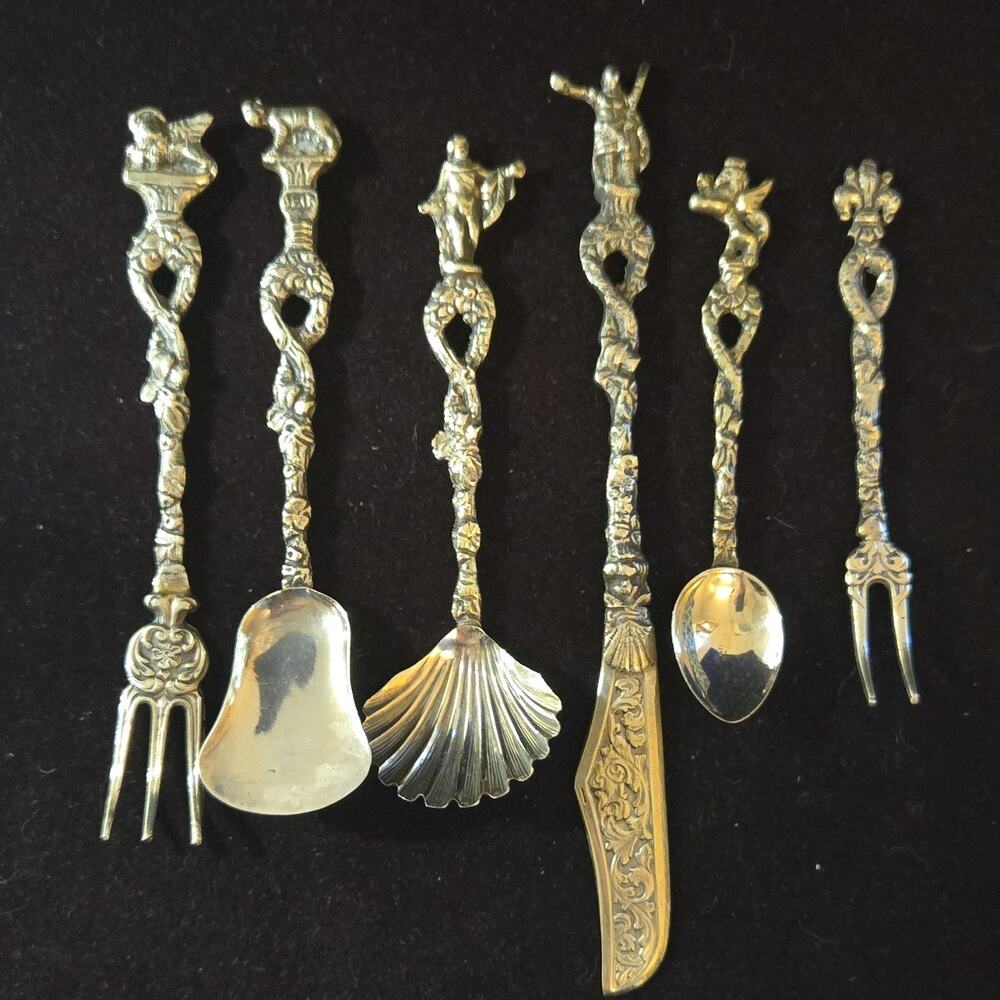 VTG Candlelight Silver Florence The Magnificent Hostess Flatware Set Italy Boxed
